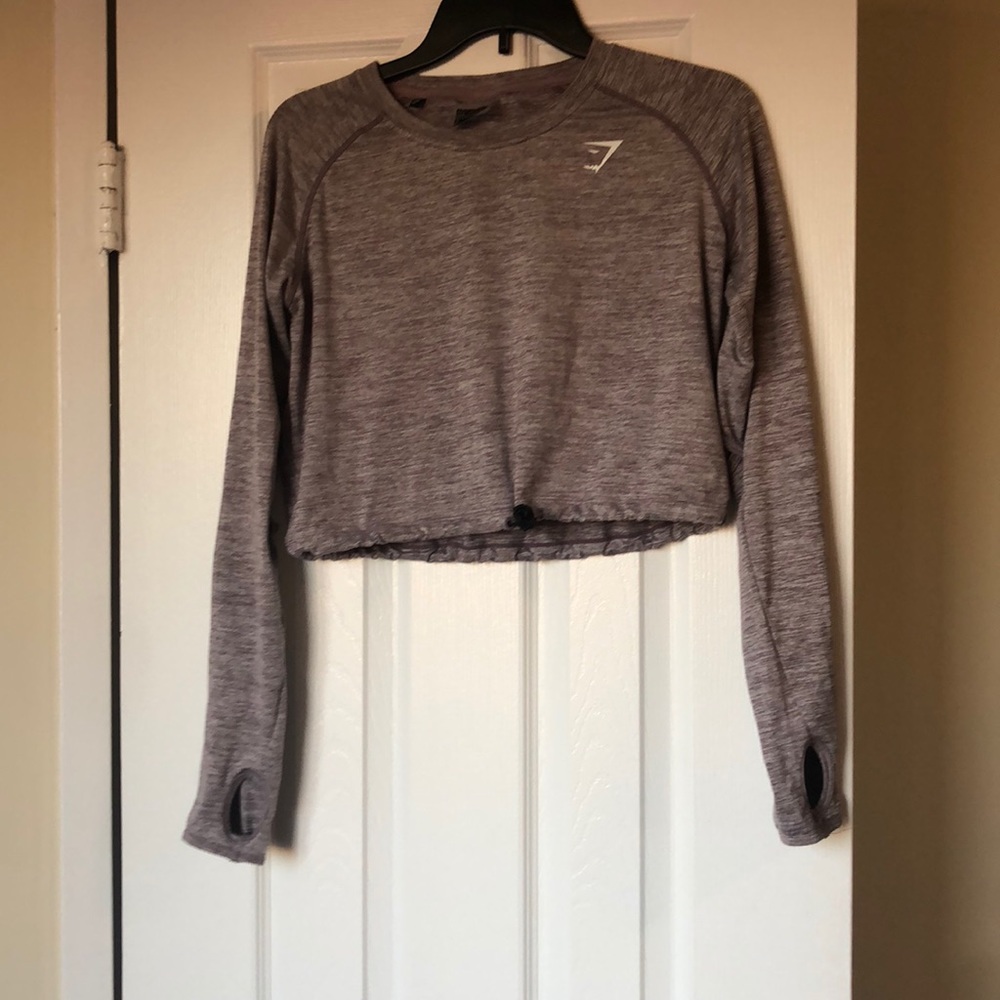 gym shark cropped top